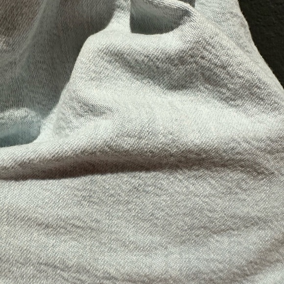 Levi's Light Blue Puff Sleeve Blouse. Milkmaid - Picture 4 of 11